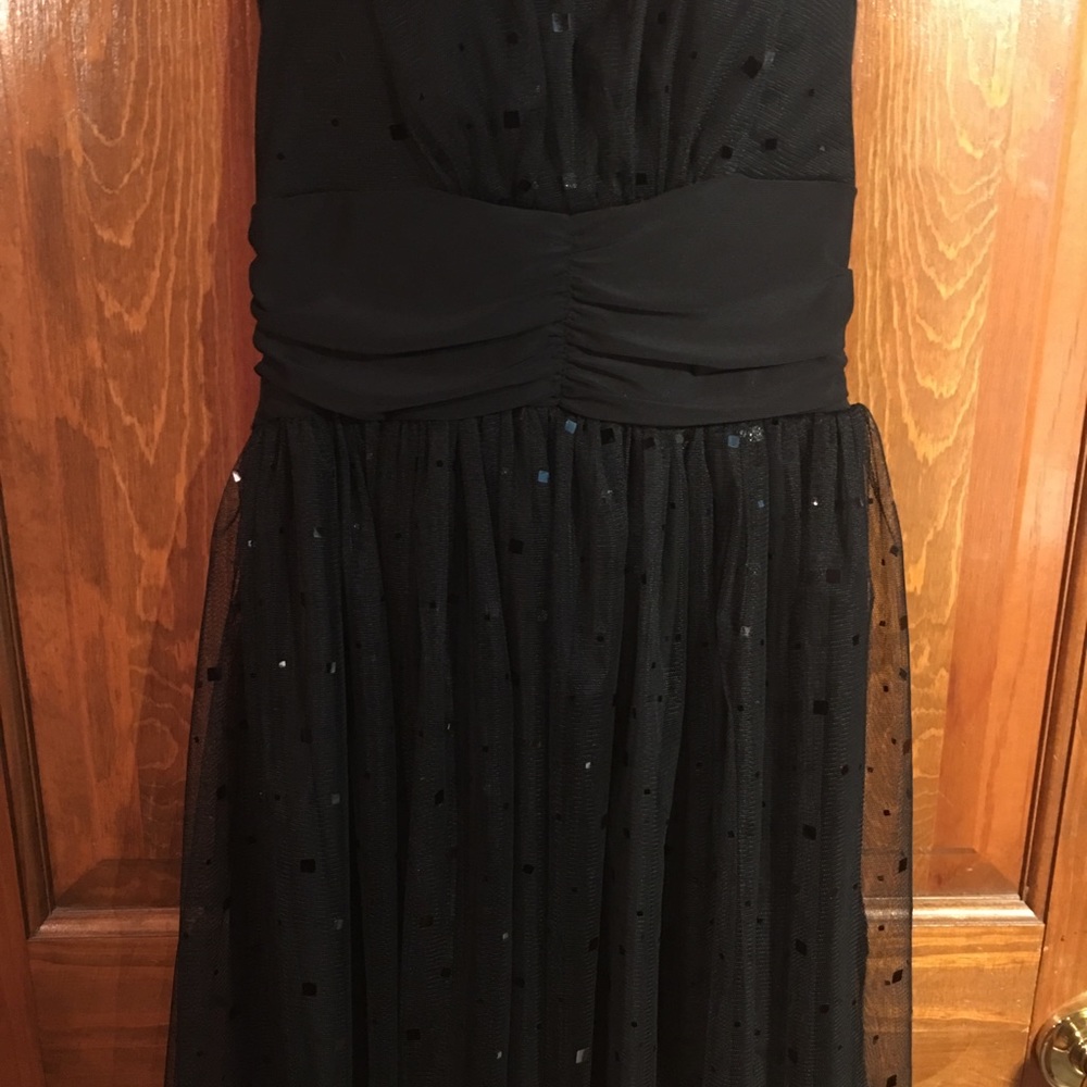 Black Strapless sequin dress - Picture 3 of 4
